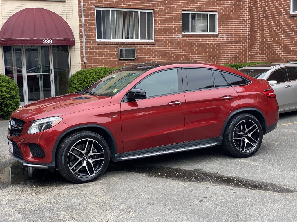 Mercedes GLE exterior hand wash left side 02