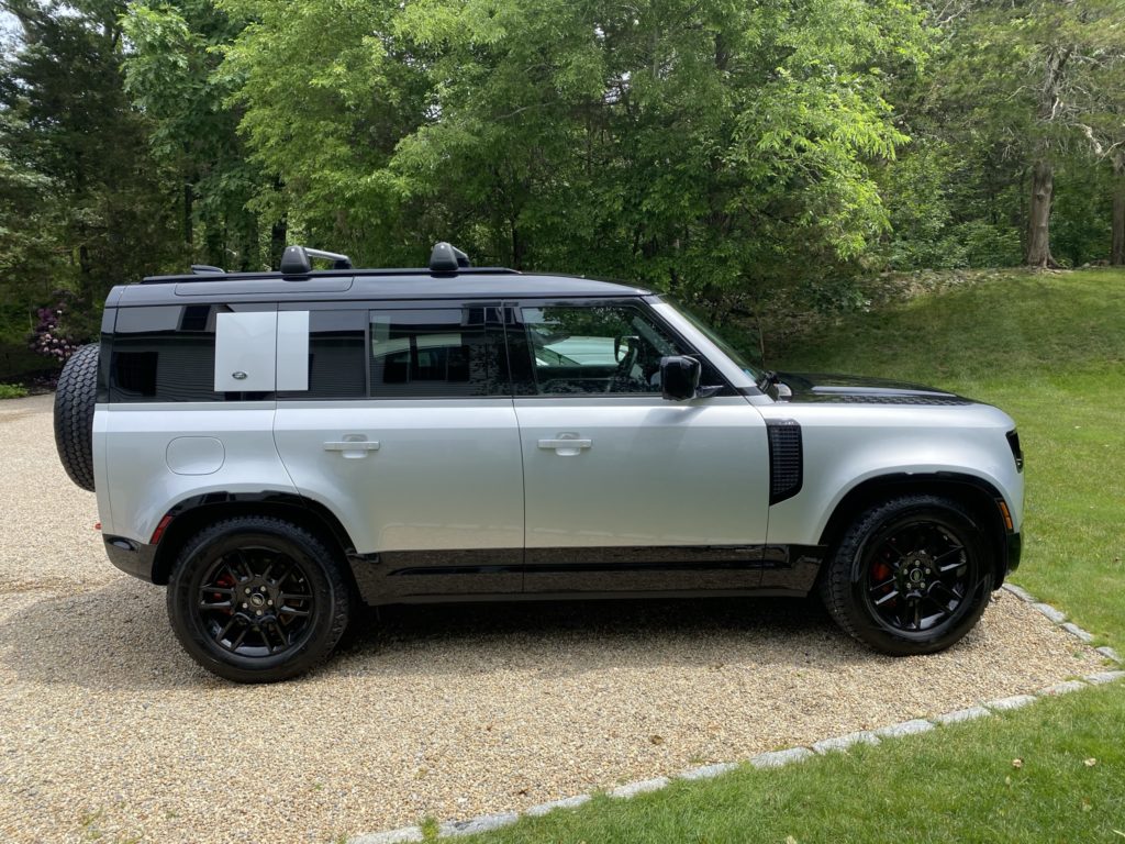 Range rover defender exterior wash right