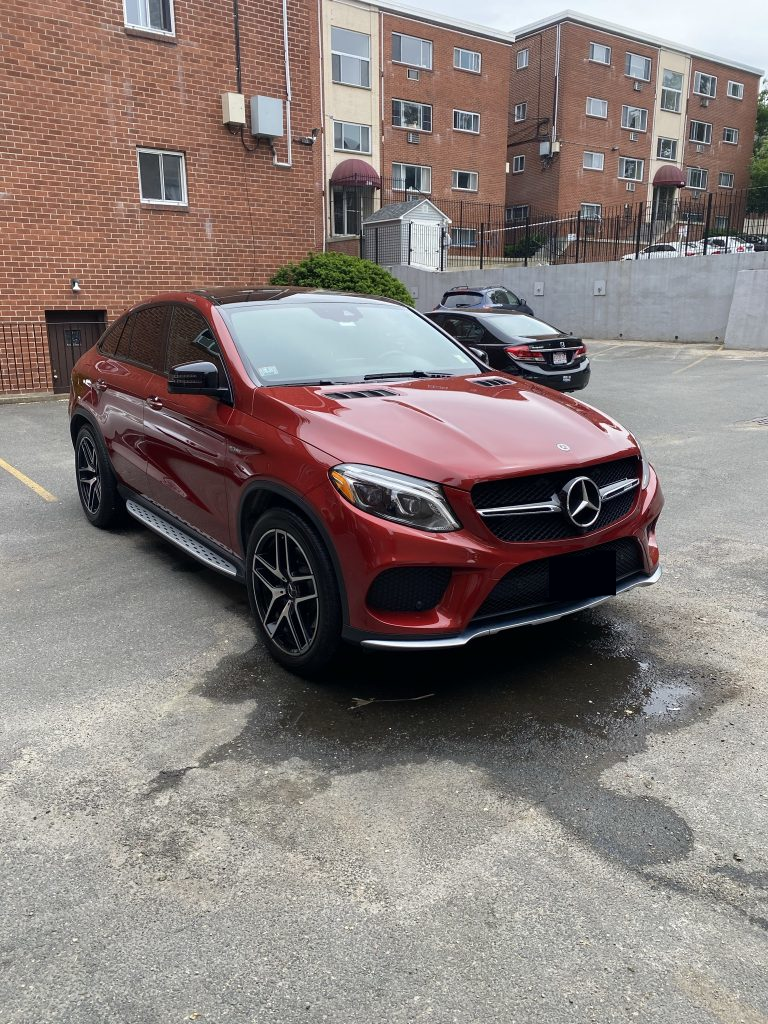 Mercedes GLE exterior hand wash right front