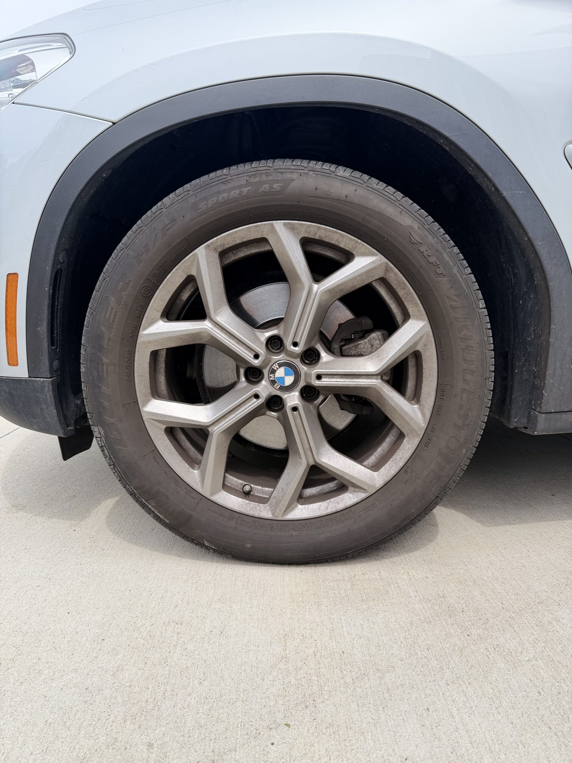 Before wheel